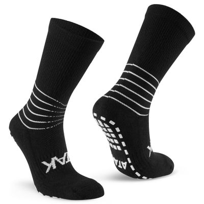Atak Sports Compression Socks, Black, 6-8
