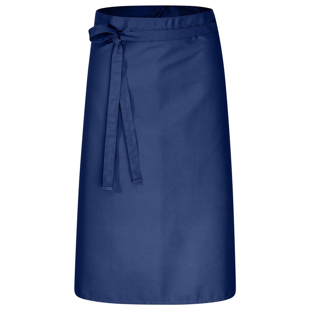 DESERMO Premium Waist Apron 80 x 100 cm (L x W) - High-Quality Professional Apron for Women & Men - Cotton-Blend Kitchen Apron - Wide Range of Colors - 220 g/m² Fabric Weight (Navy Blue)