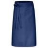 DESERMO Premium Waist Apron 80 x 100 cm (L x W) - High-Quality Professional Apron for Women & Men - Cotton-Blend Kitchen Apron - Wide Range of Colors - 220 g/m² Fabric Weight (Navy Blue) view 1