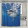 Chickwin Chickw1 Waterproof Shower Curtain, 3D Deep-Sea Shark, 180 x 200 cm view 3