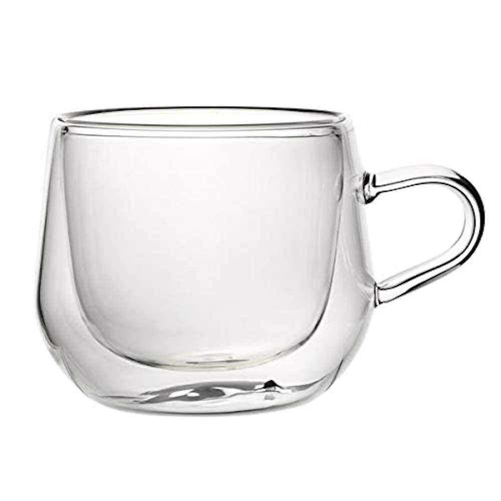 Utopia Double-Walled Buddha Mug, 390 ml, Set of 6