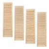 ben+camilla.com 4-Pack Louvered Doors, 140.6 x 39.4 cm, Untreated Natural Pine view 1