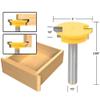 3-Piece Tongue-and-Groove Router Bit Set for Woodworking view 4