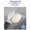 HONZUEN Adhesive Stainless Steel Soap Holder, No Drilling Required view 2