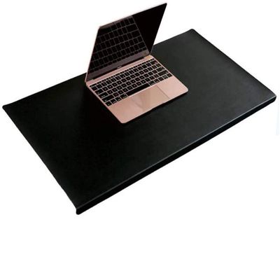 Large PU Leather Desk Mat with Edge Protection