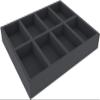 Feldherr FS050A027 Foam Tray for 1:43 Model Cars, 8-Car Capacity view 1