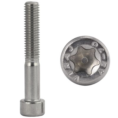 FASTON M3x8 Socket Head TORX Screws, A2/V2A Stainless Steel, ISO 14579, 5-Pack