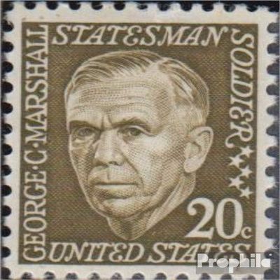 Prophila Collection USA 935y (Complete Issue), MNH, 1967 Famous Americans – George Marshal