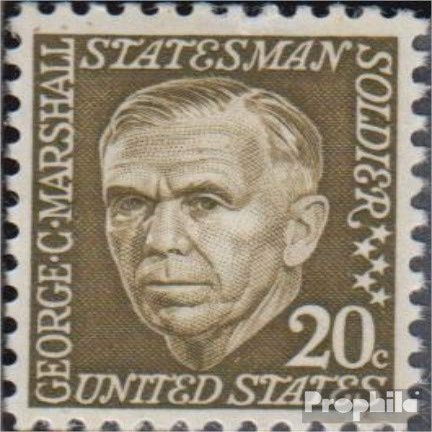 Prophila Collection USA 935y (Complete Issue), MNH, 1967 Famous Americans – George Marshal