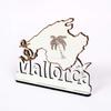 MALLORCA Standing Sign – Island Outline, Palm Tree & Anchor, 20 x 17 cm view 1