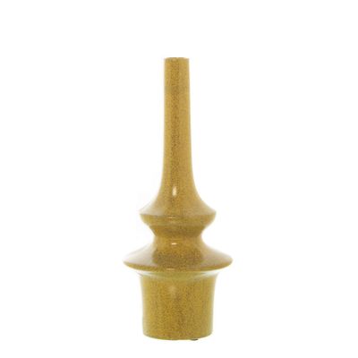 DRW Yellow Ceramic Table Vase