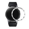 kwmobile Protective Bezel Ring Compatible with Samsung Galaxy Watch (46mm) / Galaxy Gear S3 Frontier, Silver/Black view 4