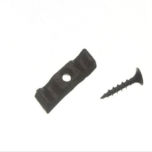 Door Bolt with Thumb Turn, 35 mm, Black