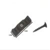 Door Bolt with Thumb Turn, 35 mm, Black view 2