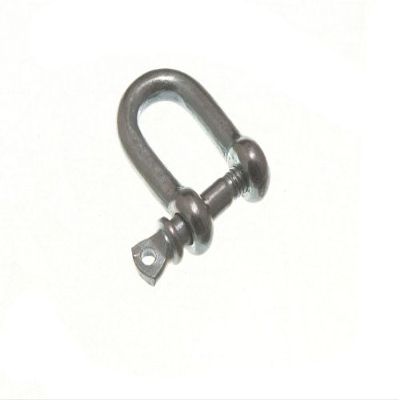 3 x D-Shackle Trailer Hitch Coupling Fastener, M4, BZP Weather-Resistant Steel