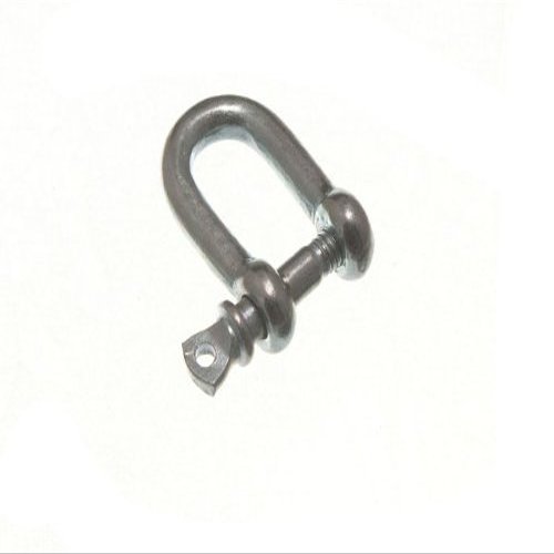 3 x D-Shackle Trailer Hitch Coupling Fastener, M4, BZP Weather-Resistant Steel
