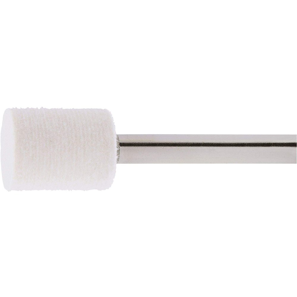 10x LUKAS P3ZY Cylindrical Felt Polishing Point 20x25 mm, 6 mm Shank, Superhard