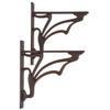 2x Iron Shelf Brackets, 30 cm, Antique Style view 4