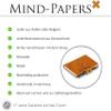 A7 Mind-Papers X17 Revolutionary Flashcard Box Concept, Recycled Leather, Turquoise/Green; Sustainable view 2