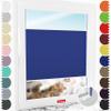 Schuette Premium Pleated Blind, Deep Lagoon Blue, 155 x 120 cm, Screw-Mount Installation view 1