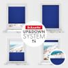 Schuette Premium Pleated Blind, Deep Lagoon Blue, 155 x 120 cm, Screw-Mount Installation view 3