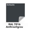 Custom-Cut Galvanized Steel Sheet, 0.75 mm, RAL 7016 Anthracite Gray, 40 x 70 cm view 2