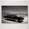Classic Retro American Muscle Sports Car 1970 Charger Modern Canvas Wall Art Poster (40 x 60 cm, Unframed) view 1