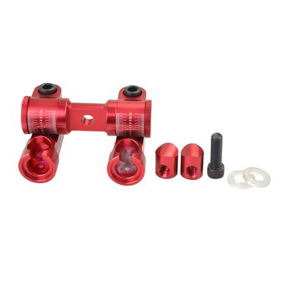ZSHJGJR Archery Stabilizer Double V-Bar Balancer, Quick-Disconnect, Red