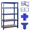 Heavy-Duty Boltless Storage Rack 180 x 90 x 40 cm, Blue view 1