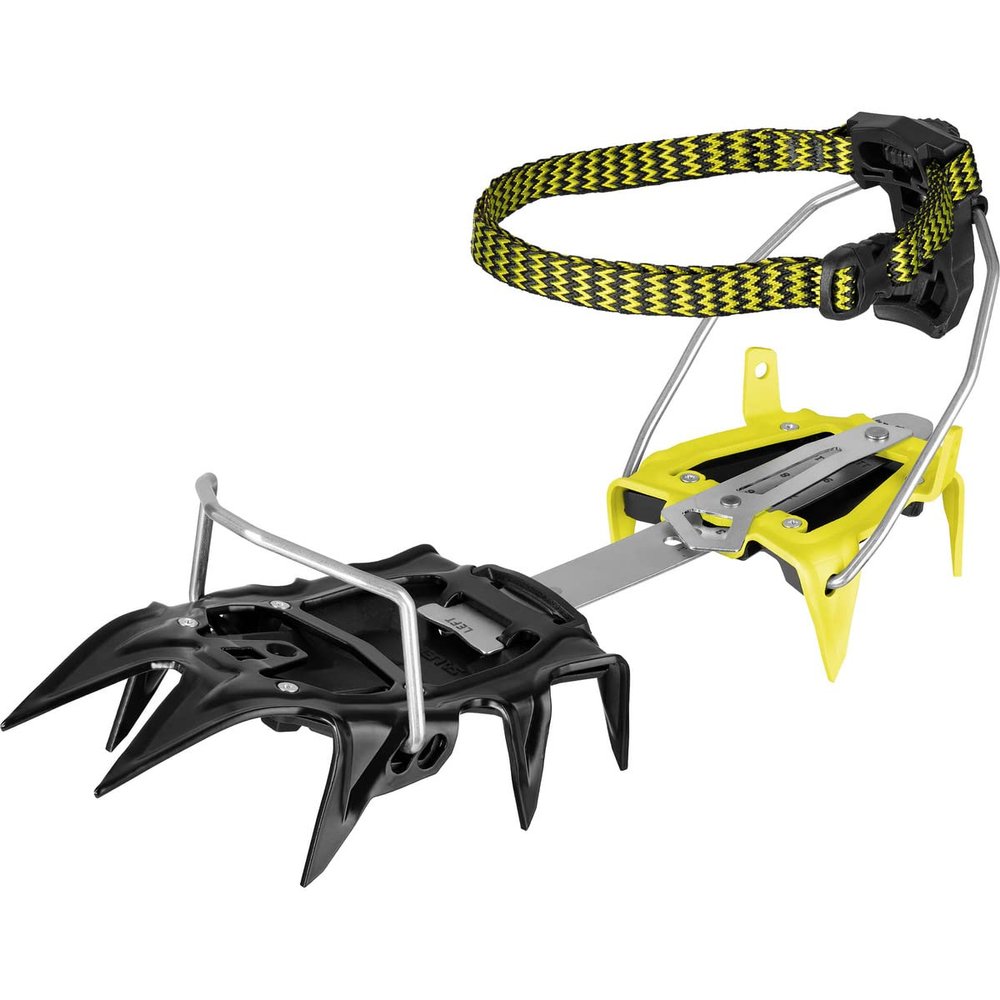 SALEWA Alpinist Pro Crampons, Unisex Adults, Black/Yellow (Multicolor), One Size