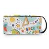 MONTOJ Toiletry Bag, Cosmetic and Makeup Storage Bag with Back-to-School Pattern view 3
