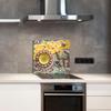TMK | Tempered Glass Kitchen Backsplash Splash Guard 65 x 60 cm - Mosaic Decorative Glass with Self-Adhesive Tape view 3