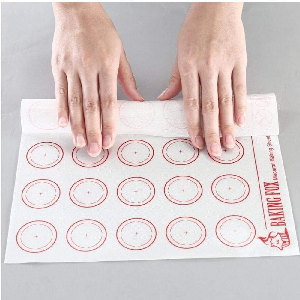 BYFRI Nonstick Silicone Baking Mat for Dough, Pastries and Cakes