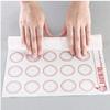 BYFRI Nonstick Silicone Baking Mat for Dough, Pastries and Cakes view 1