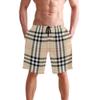 BKEOY Men's Tartan Beach Shorts, Quick-Dry Surf Board Shorts with Mesh Lining, XXL, Multicolor view 2