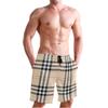 BKEOY Men's Tartan Beach Shorts, Quick-Dry Surf Board Shorts with Mesh Lining, XXL, Multicolor view 4