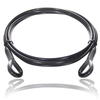 Drahtseile24 Coated Steel Cable for Fitness Equipment, 6 mm (4 to 6), 3.60 m, 220 kg