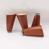 4 Solid Oak Furniture Legs, Tapered and Height-Adjustable view 2