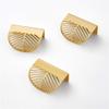 Molinter Cabinet Handle, Brass Drawer Pull, 117 mm view 2