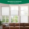 Allesin No-Drill Pleated Blind, Clip-Fit, White, 60 x 180 cm (W x H) view 4