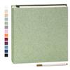 Yopih Self-Adhesive Linen Photo Album, 40 Pages, 33 x 32 cm, Turquoise view 1