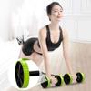 AGYH Multifunctional Ab Roller with Yoga Mat, Professional Home Fitness Equipment, Green view 4