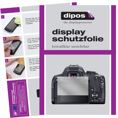 dipos 6-Pack Clear Screen Protectors for Canon EOS 850D