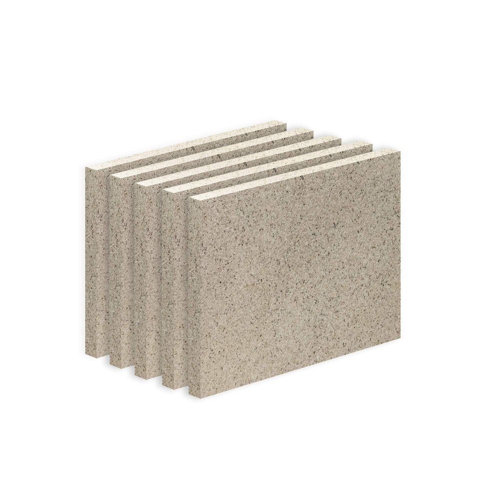 SF600 Vermiculite Boards, Firebrick Replacement, 25 mm, 400 x 300 mm, 5-Pack