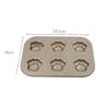 AMOYER 6-Cavity Cat Paw Cake Mold view 2