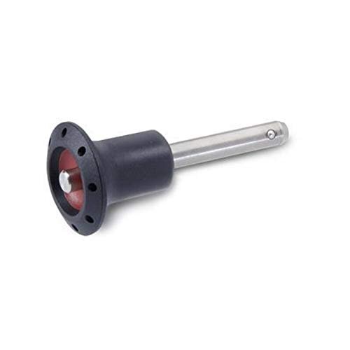 Stainless Steel Ball Lock Pin with Button, 16 mm, 35 mm Long