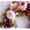 Handcrafted Flower Wreath, 40 cm view 4