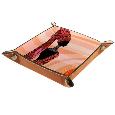 BestIdeas Square Storage Basket, 20.5 × 20.5 cm, Welcome to Africa