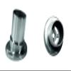 Stainless Steel Pipe Connector Glass Panel Holder Push-Fit Fitting Cough Guard Spit Guard (80 Pipe Mounting Flange) view 1