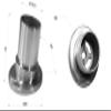 Stainless Steel Pipe Connector Glass Panel Holder Push-Fit Fitting Cough Guard Spit Guard (80 Pipe Mounting Flange) view 4